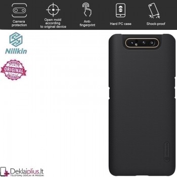 Nillkin Frosted shield dėklas - juodas (GALAXY A80) Nillkin Frosted shield dėklas - juodas (GALAXY A80)